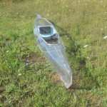 clear kayak front view